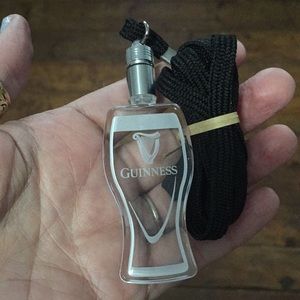 Guinness black lanyard toggle